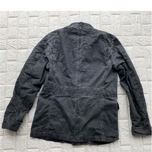 Diesel Distressed grey Moto Military Field jacket